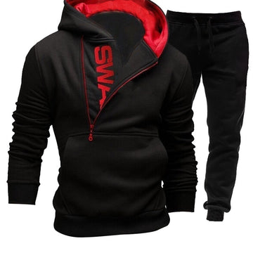 Aidase NEW Tracksuit Men's 2 Pieces Set Sweatshirt and Sportspants Outfits  Zipper Hoodies Casual Men's Clothing  Plus Size Ropa Hombre aidase-shop